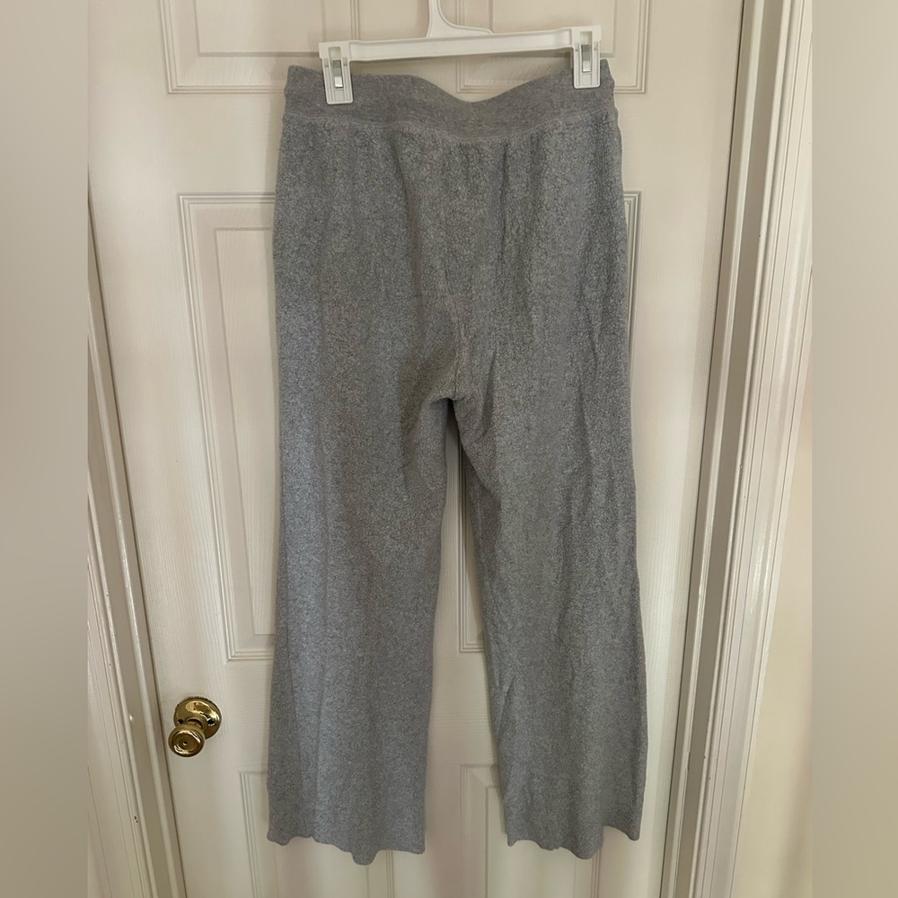 Aerie Light Gray Ribbed Sweatpants - Picture 3 of 4